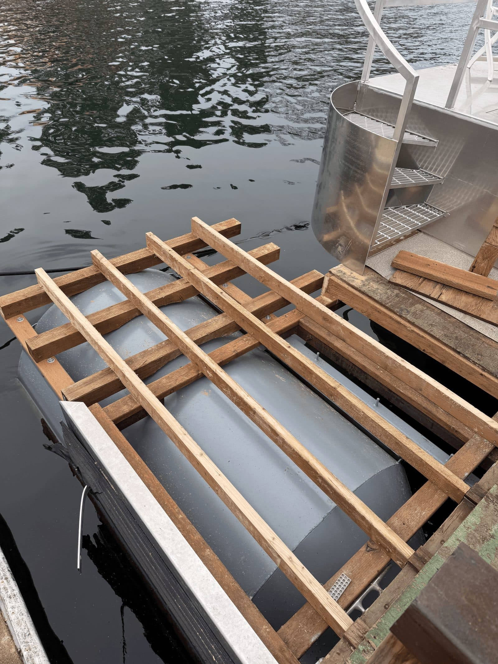 Wooden dock